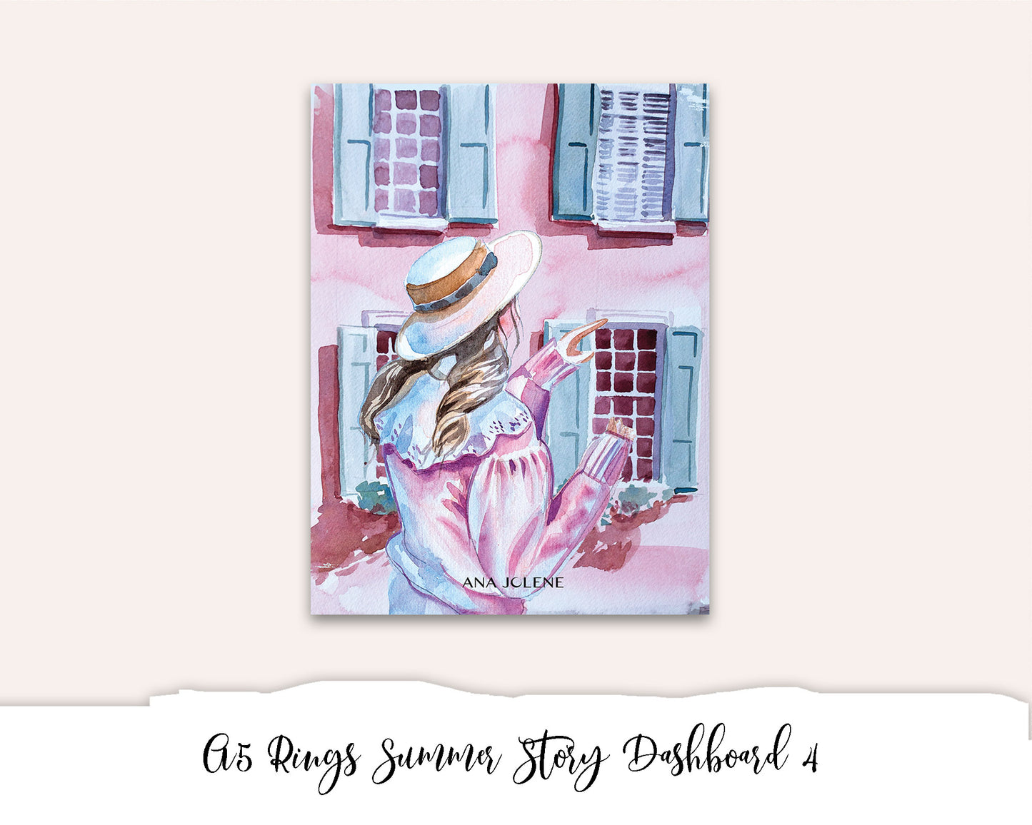 A5 Rings Summer Story Dashboard 4 Printable