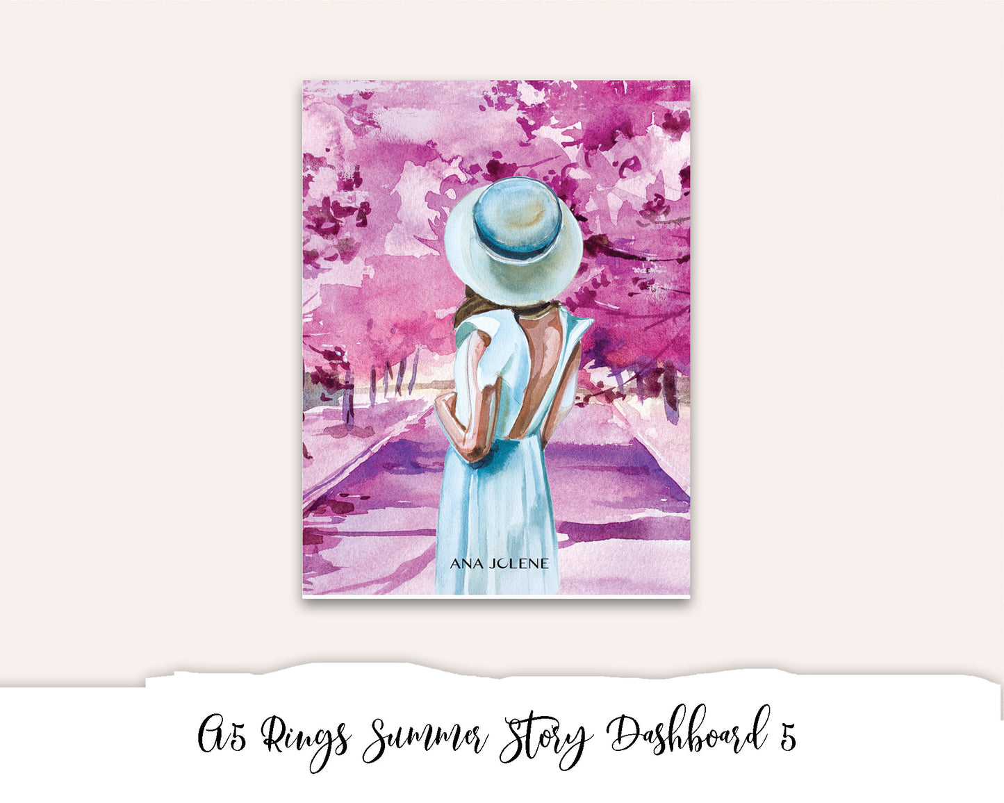 A5 Rings Summer Story Dashboard 5 Printable