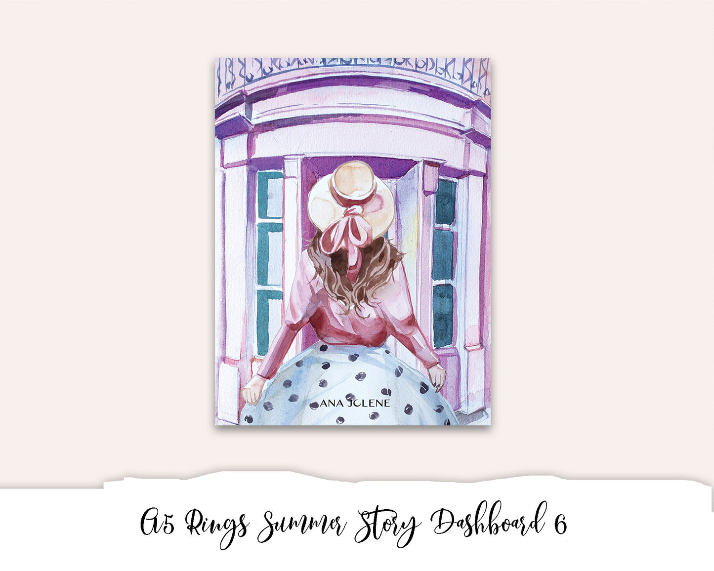 A5 Rings Summer Story Dashboard 6 Printable