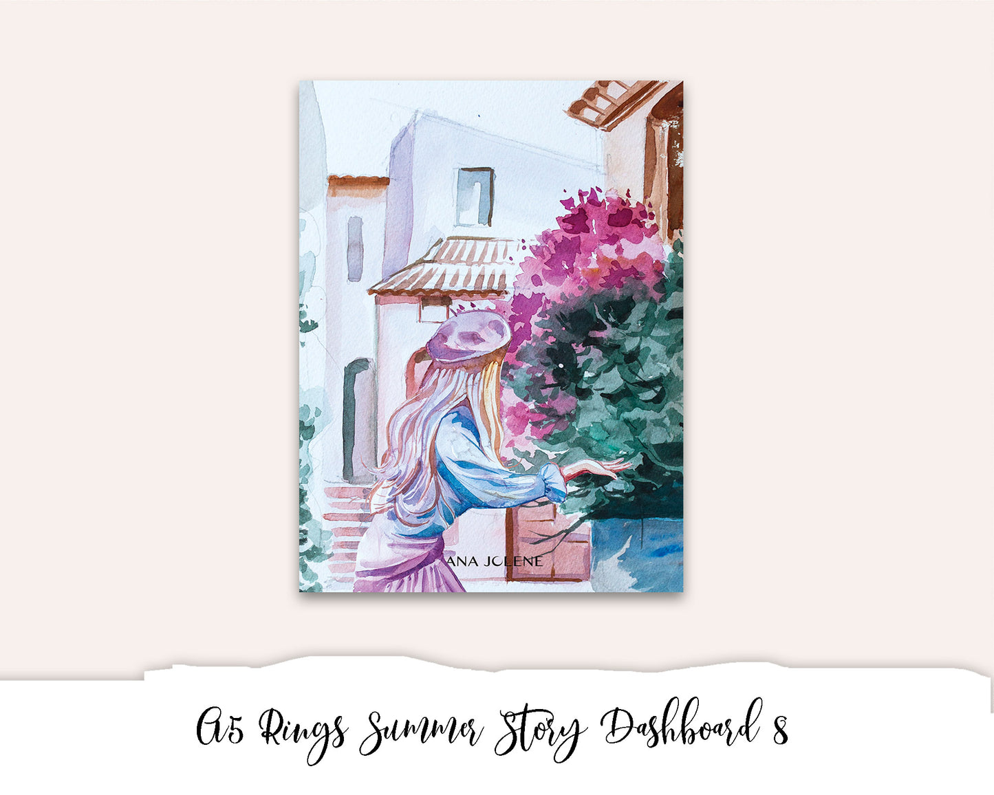 A5 Rings Summer Story Dashboard 8 Printable