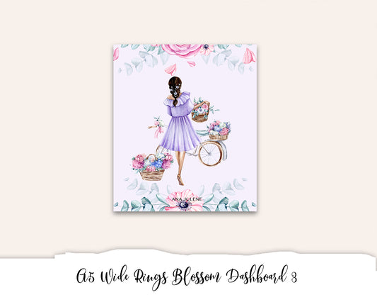 A5 Wide Rings Blossom Dashboard 3 Printable