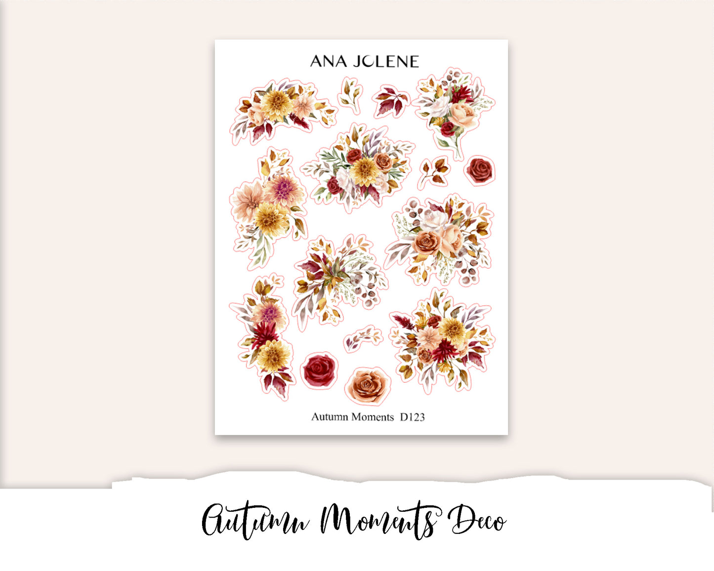AUTUMN MOMENTS Mini Journal Sticker Kit