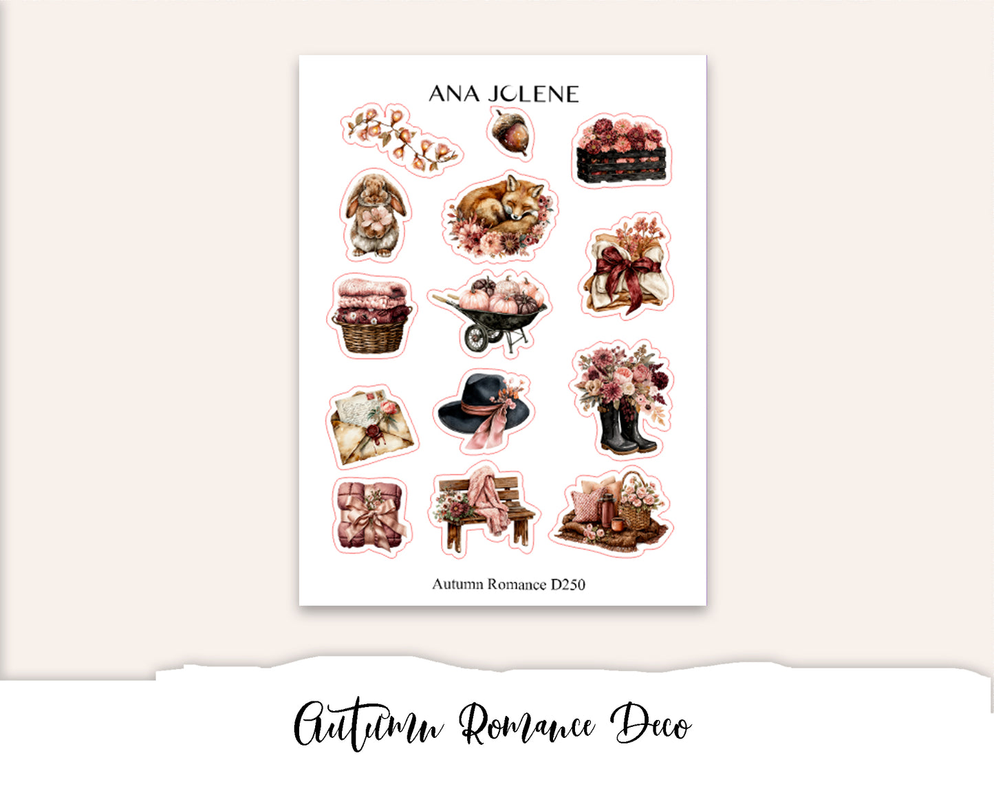 AUTUMN ROMANCE Deco Stickers