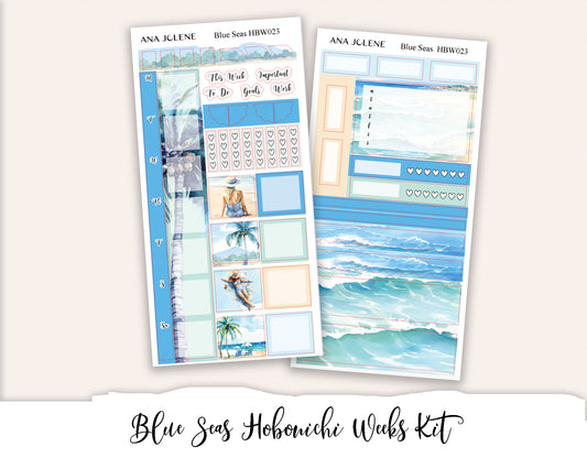 BLUE SEAS Hobonichi Weeks Planner Sticker Kit