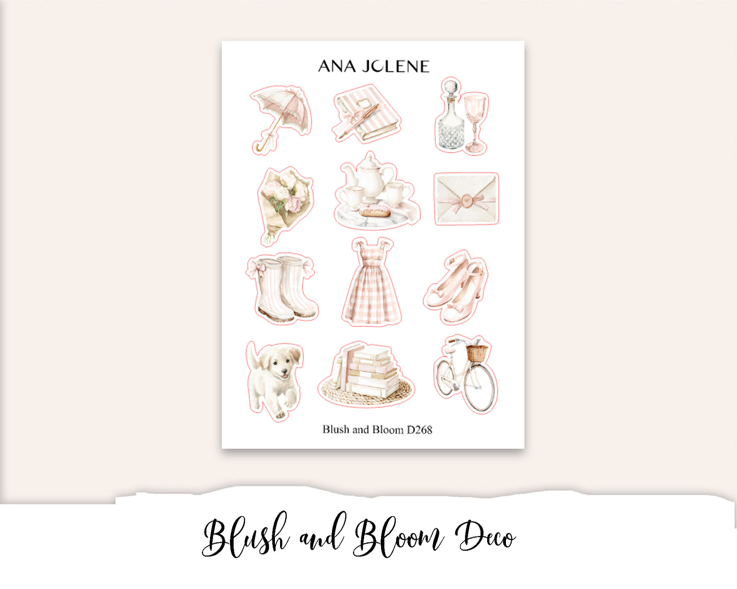 BLUSH & BLOOM Deco Stickers