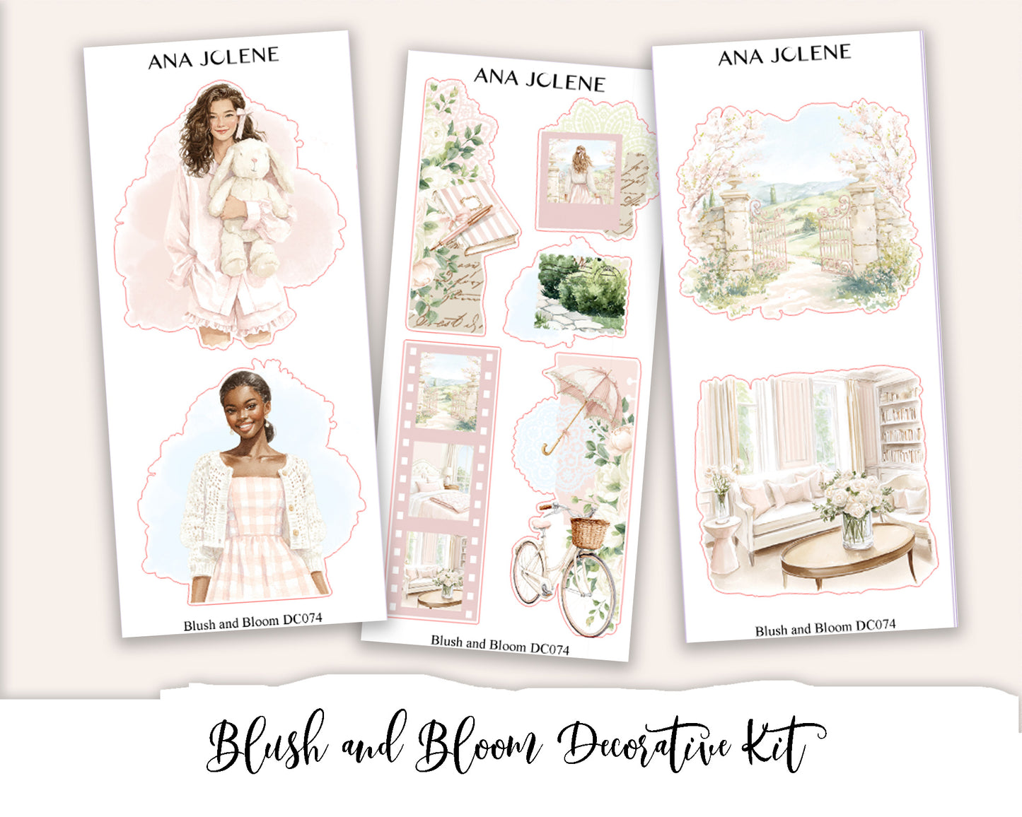 BLUSH & BLOOM Decorative Planner Sticker Kit