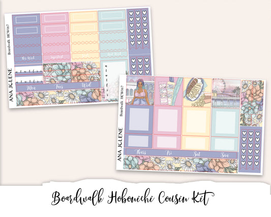 BOARDWALK Hobonichi Cousin Weekly Planner Sticker Kit