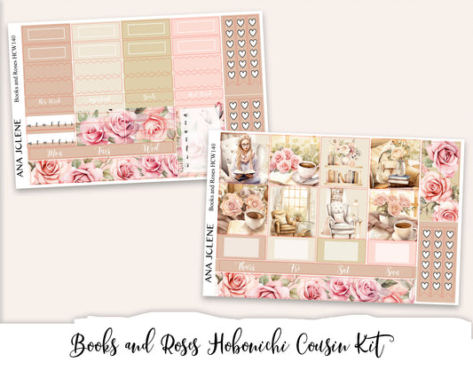 BOOKS AND ROSES Hobonichi Cousin Weekly Planner Sticker Kit