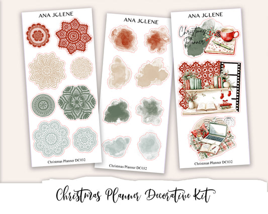 CHRISTMAS PLANNER Decorative Planner Sticker Kit