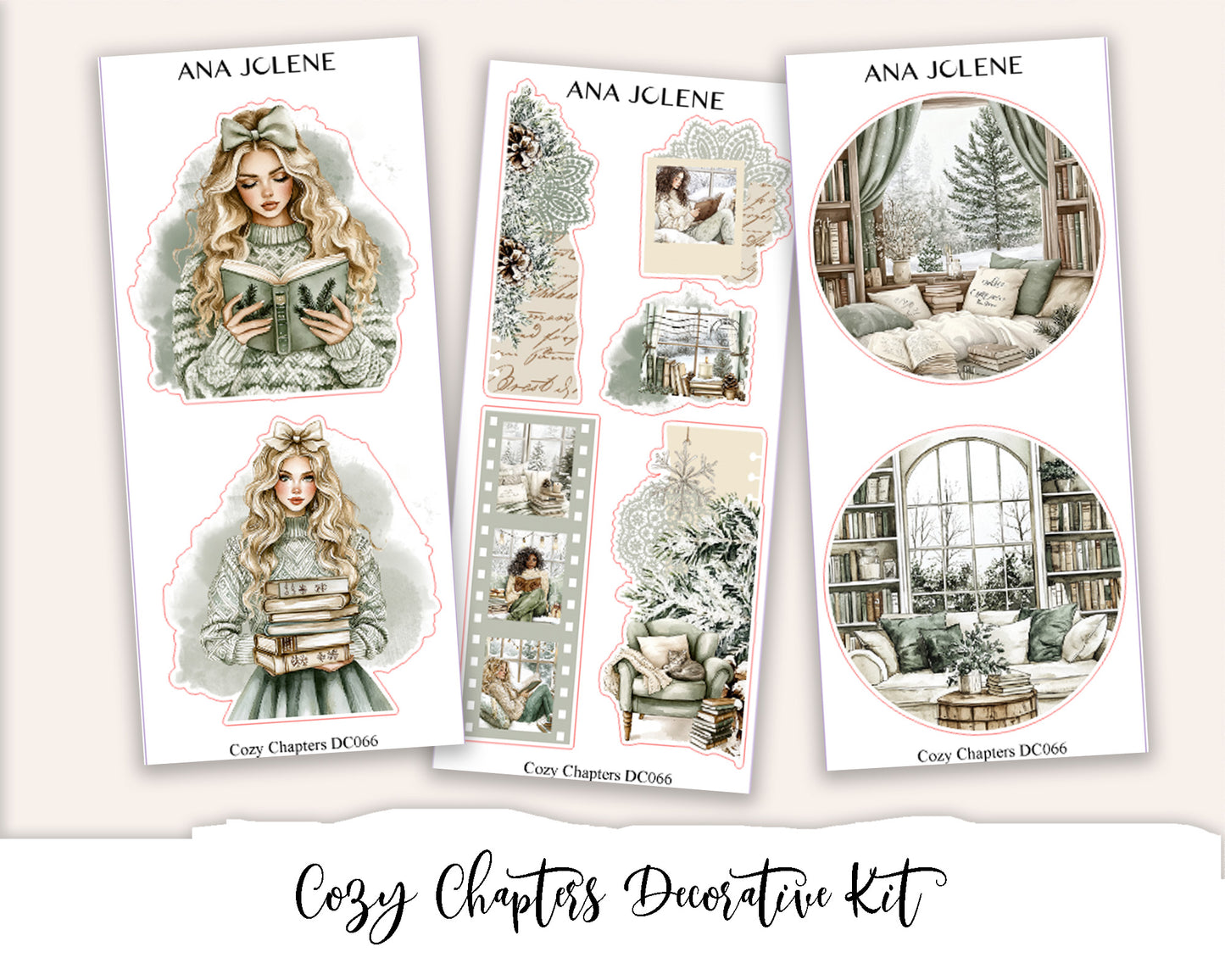 COZY CHAPTERS Decorative Planner Sticker Kit