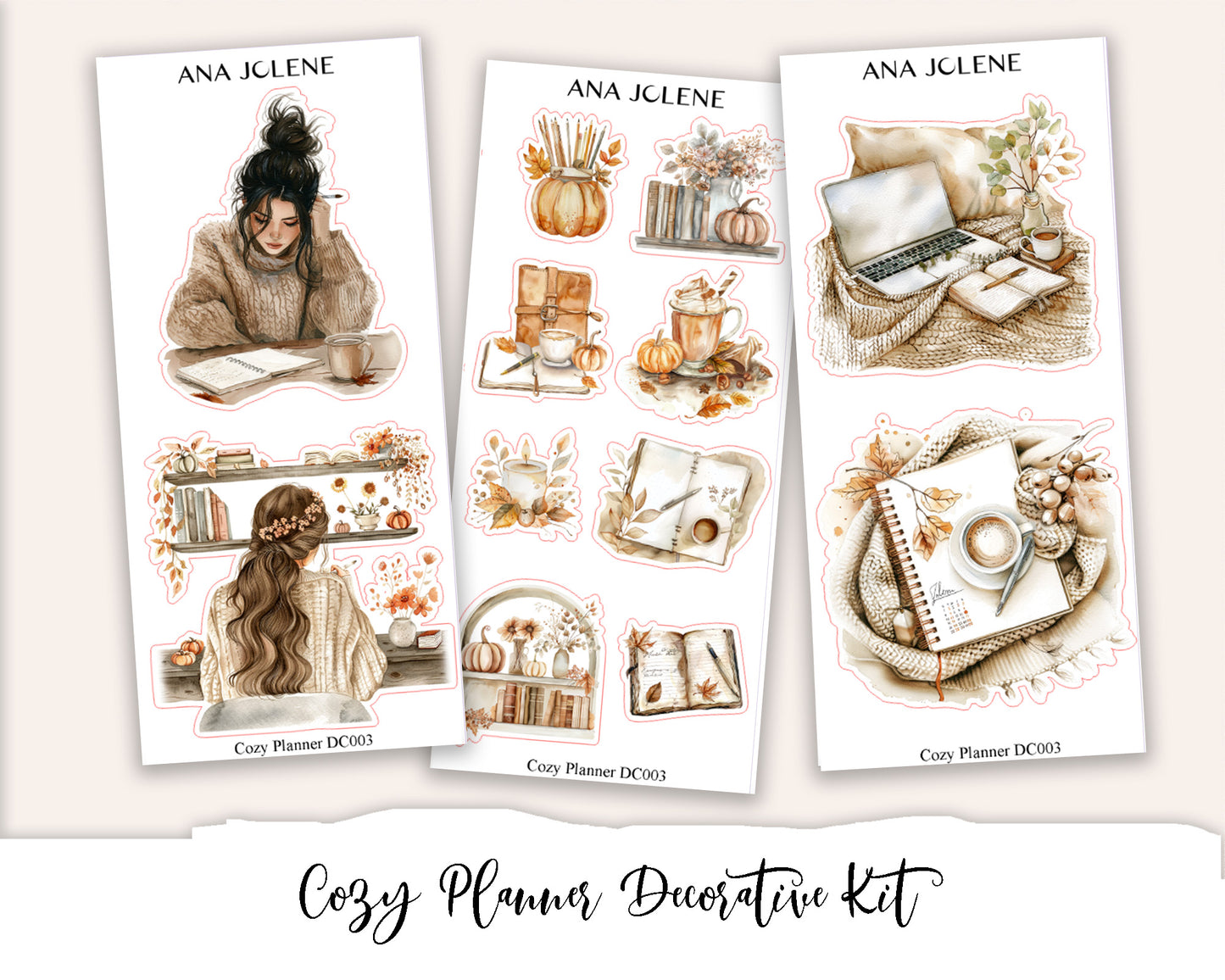 COZY PLANNER Decorative Planner Sticker Kit