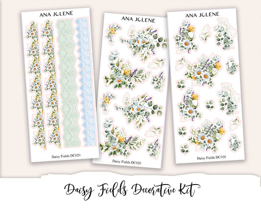 DAISY FIELDS Decorative Planner Sticker Kit