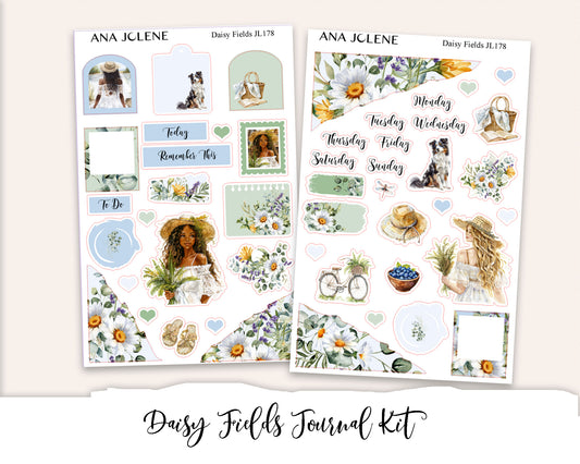 DAISY FIELDS Mini Journal Sticker Kit