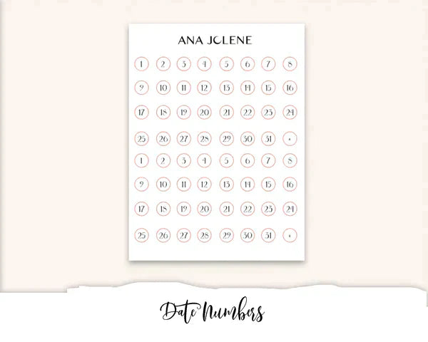 HONEY BEE Hobonichi Weeks Planner Sticker Kit