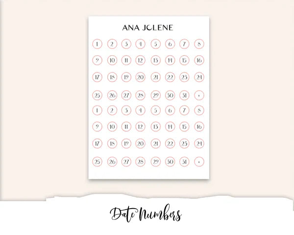 GARDEN OF BOOKS Hobonichi Weeks Planner Sticker Kit