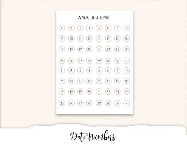 STRAWBERRY PATCH Hobonichi Weeks Planner Sticker Kit