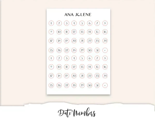 OUT TO BRUNCH Planner Sticker Kit (Vertical Weekly)