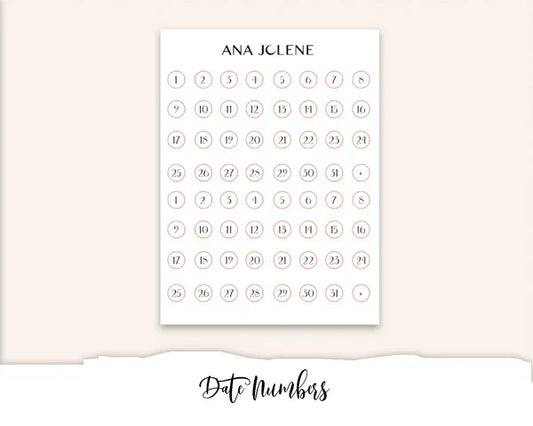 WINTER ELEGANCE Hobonichi Weeks Planner Sticker Kit
