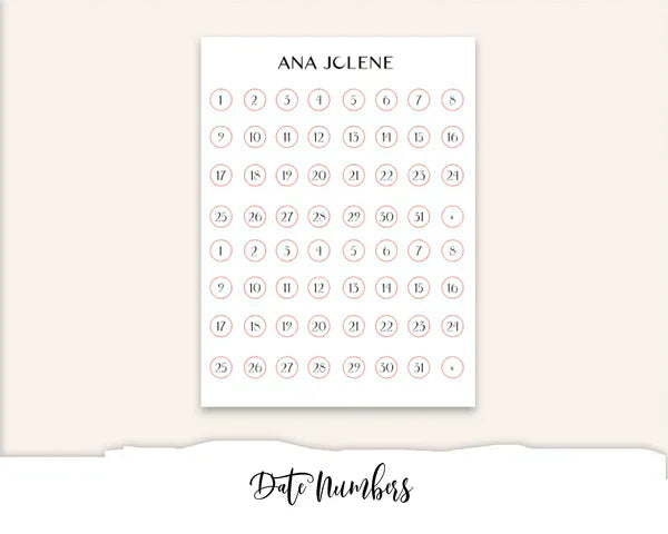 FIRST FROST Hobonichi Weeks Planner Sticker Kit