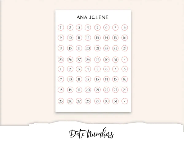 COTTAGE GARDEN Hobonichi Weeks Planner Sticker Kit