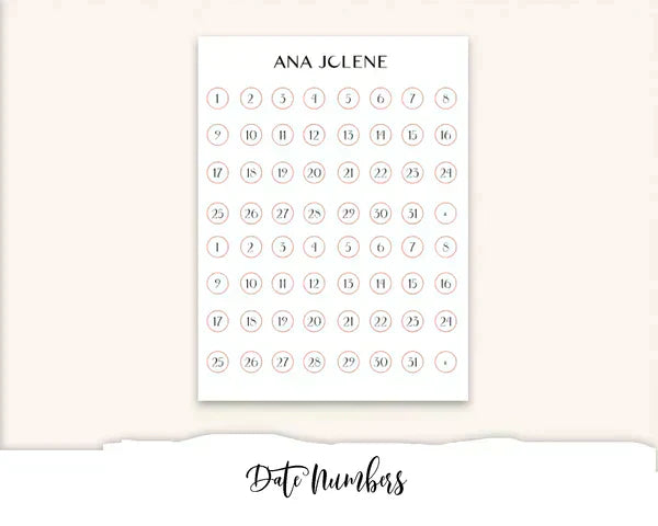 OUT TO BRUNCH Hobonichi Weeks Planner Sticker Kit