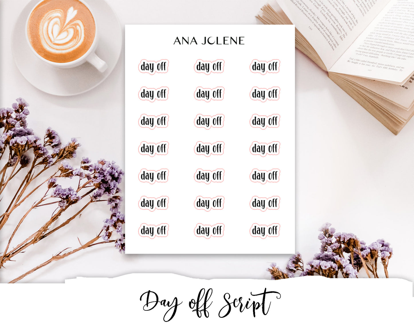 Day Off Script Stickers
