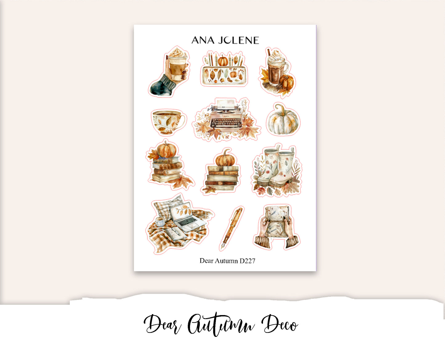 DEAR AUTUMN Deco Stickers