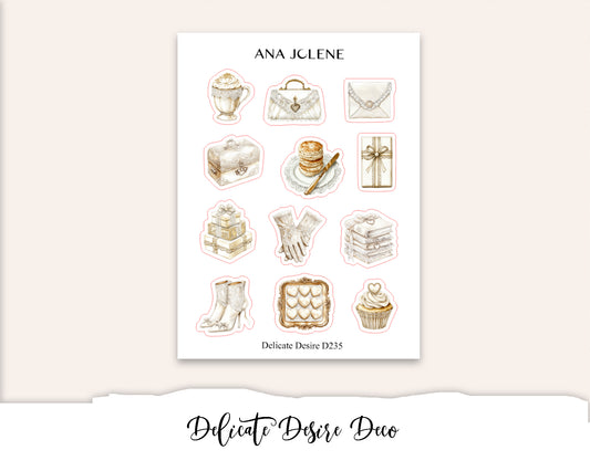 DELICATE DESIRE Deco Stickers