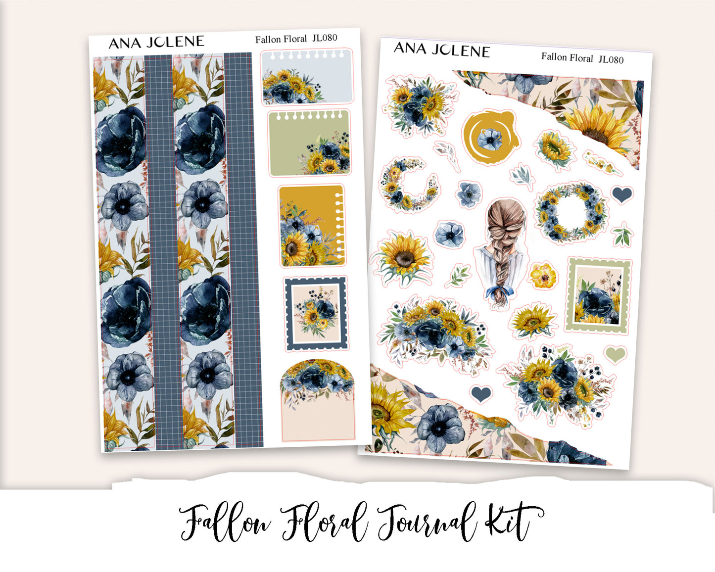 FALLON FLORAL Bullet Journaling Sticker Kit