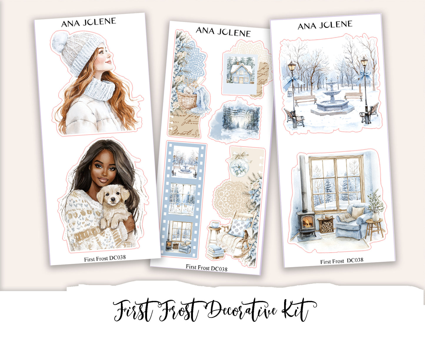 FIRST FROST Decorative Planner Sticker Kit