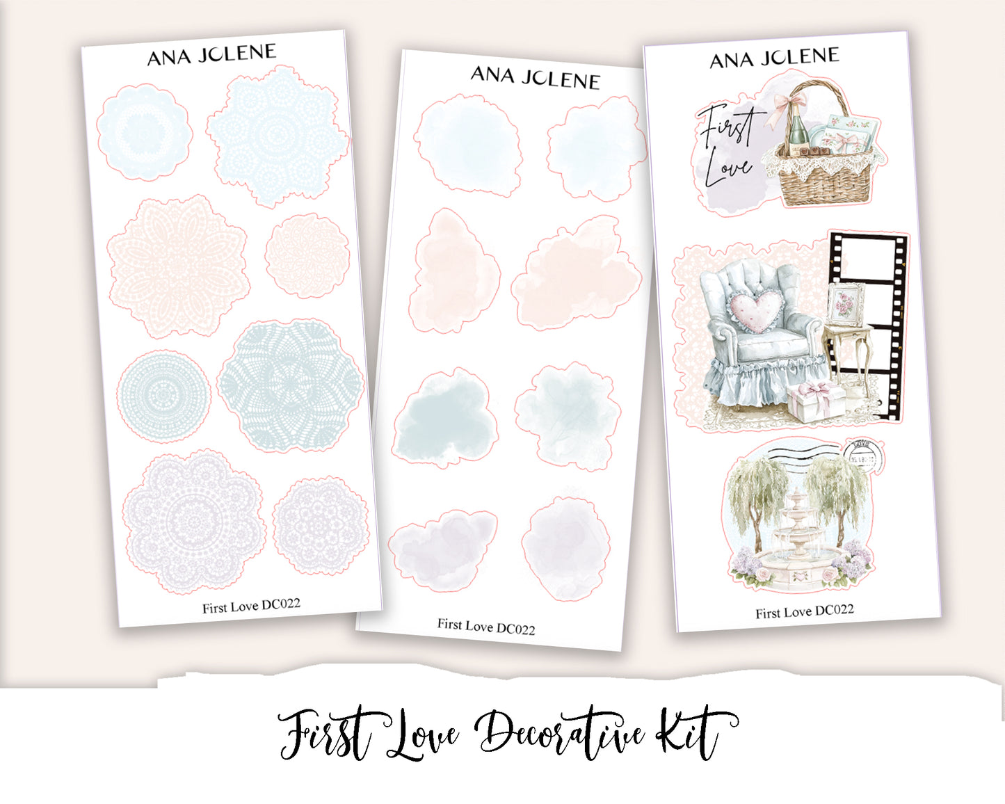 FIRST LOVE Decorative Planner Sticker Kit