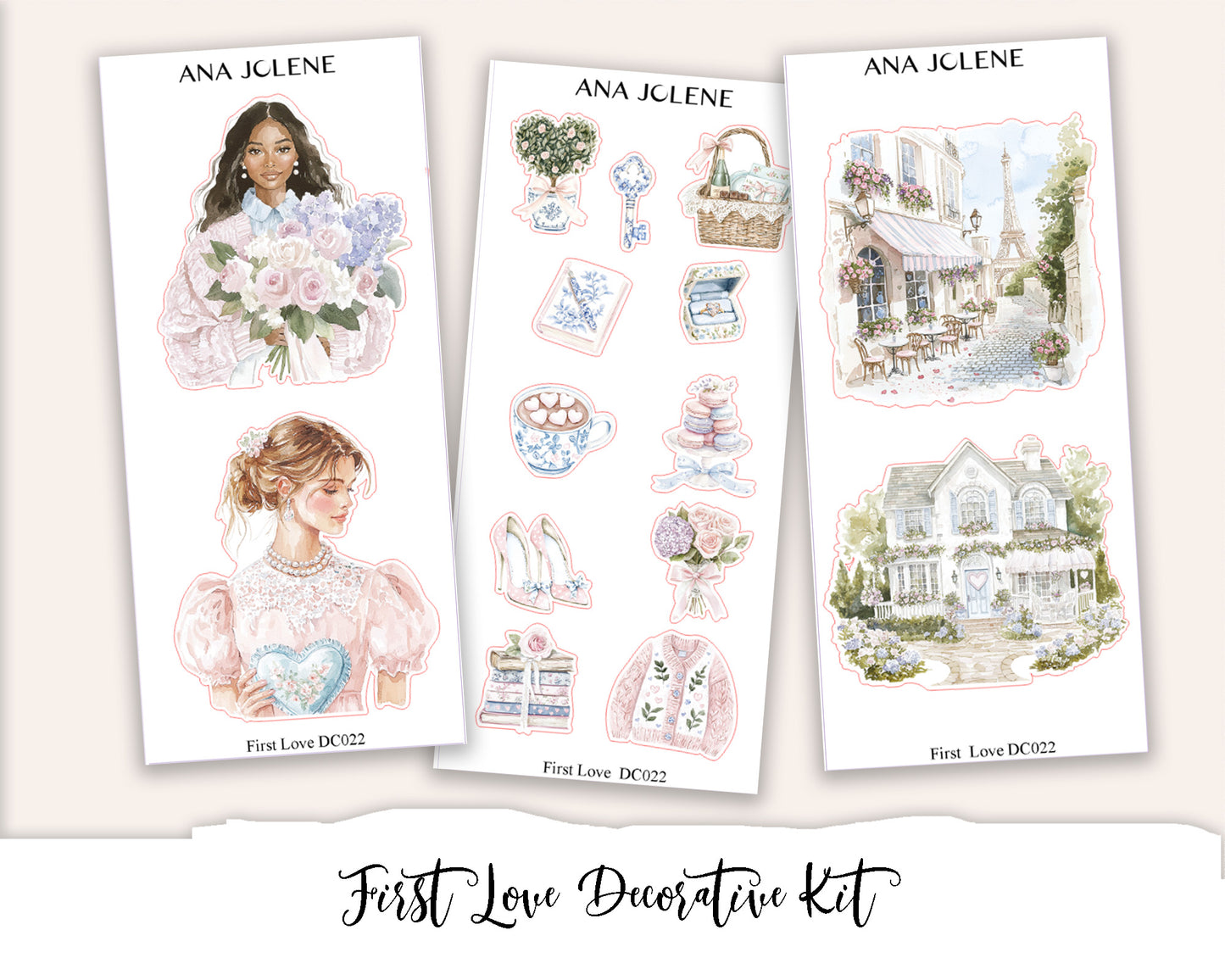 FIRST LOVE Decorative Planner Sticker Kit