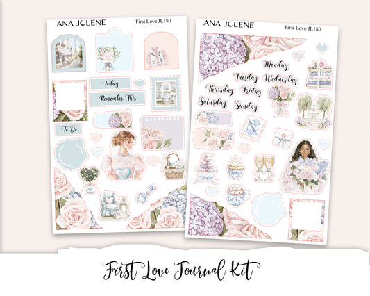 FIRST LOVE Mini Journal Sticker Kit