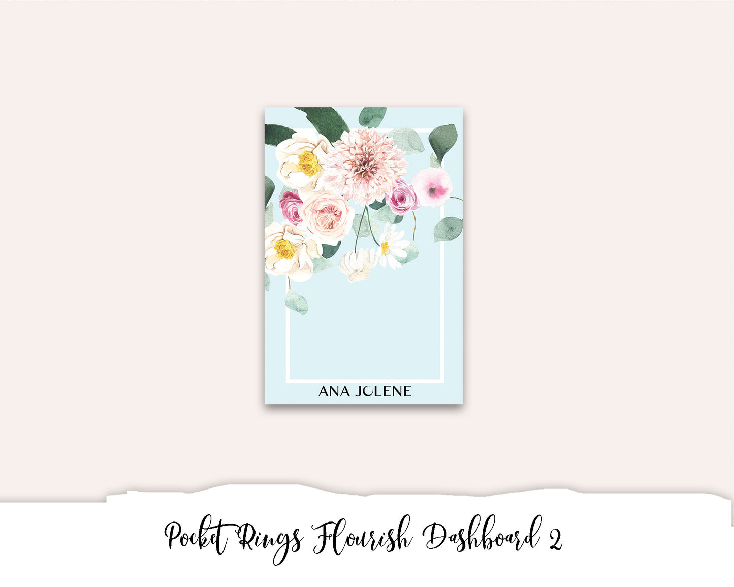 Pocket Rings Flourish Dashboard 2 Printable