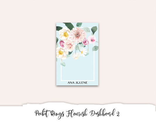 Pocket Rings Flourish Dashboard 2 Printable