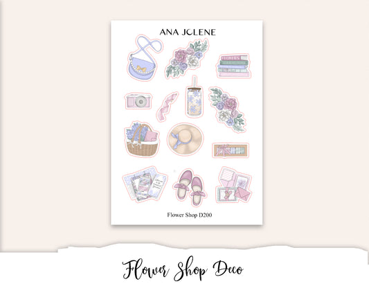 FLOWER SHOP Deco Stickers