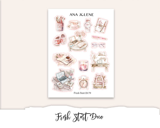 FRESH START Deco Stickers