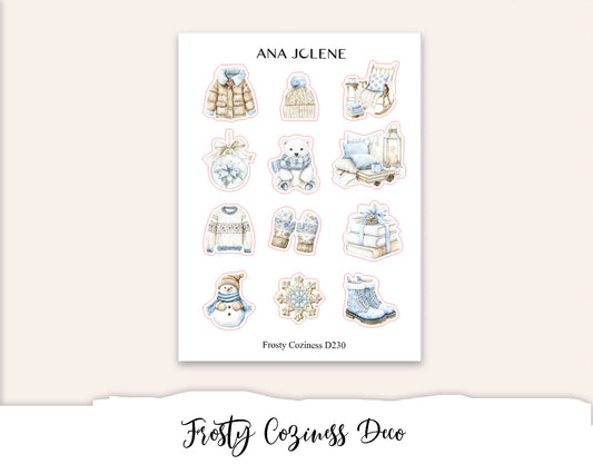 FROSTY COZINESS  Deco Stickers