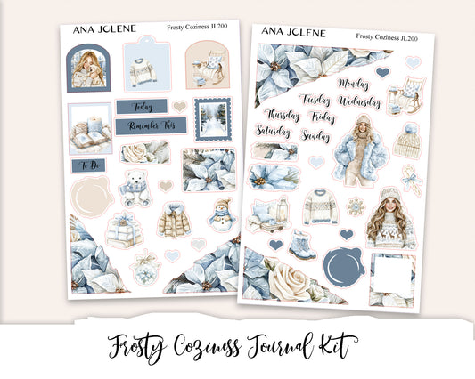 FROSTY COZINESS  Mini Journal Sticker Kit