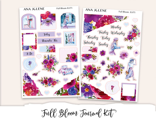 FULL BLOOM Mini Journal Sticker Kit