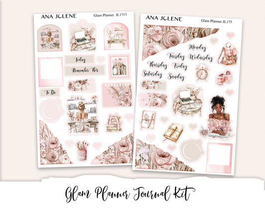 GLAM PLANNER Mini Journal Sticker Kit