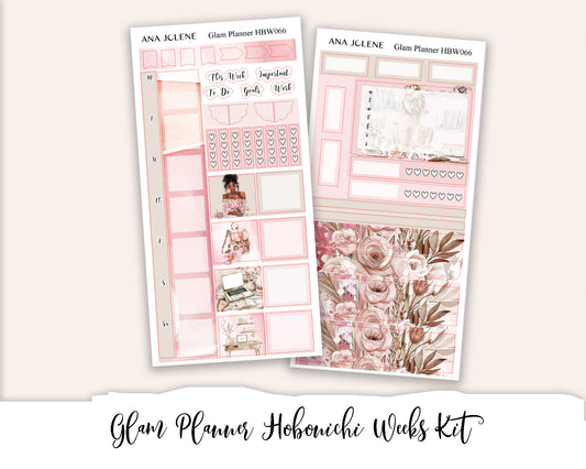 GLAM PLANNER Hobonichi Weeks Planner Sticker Kit