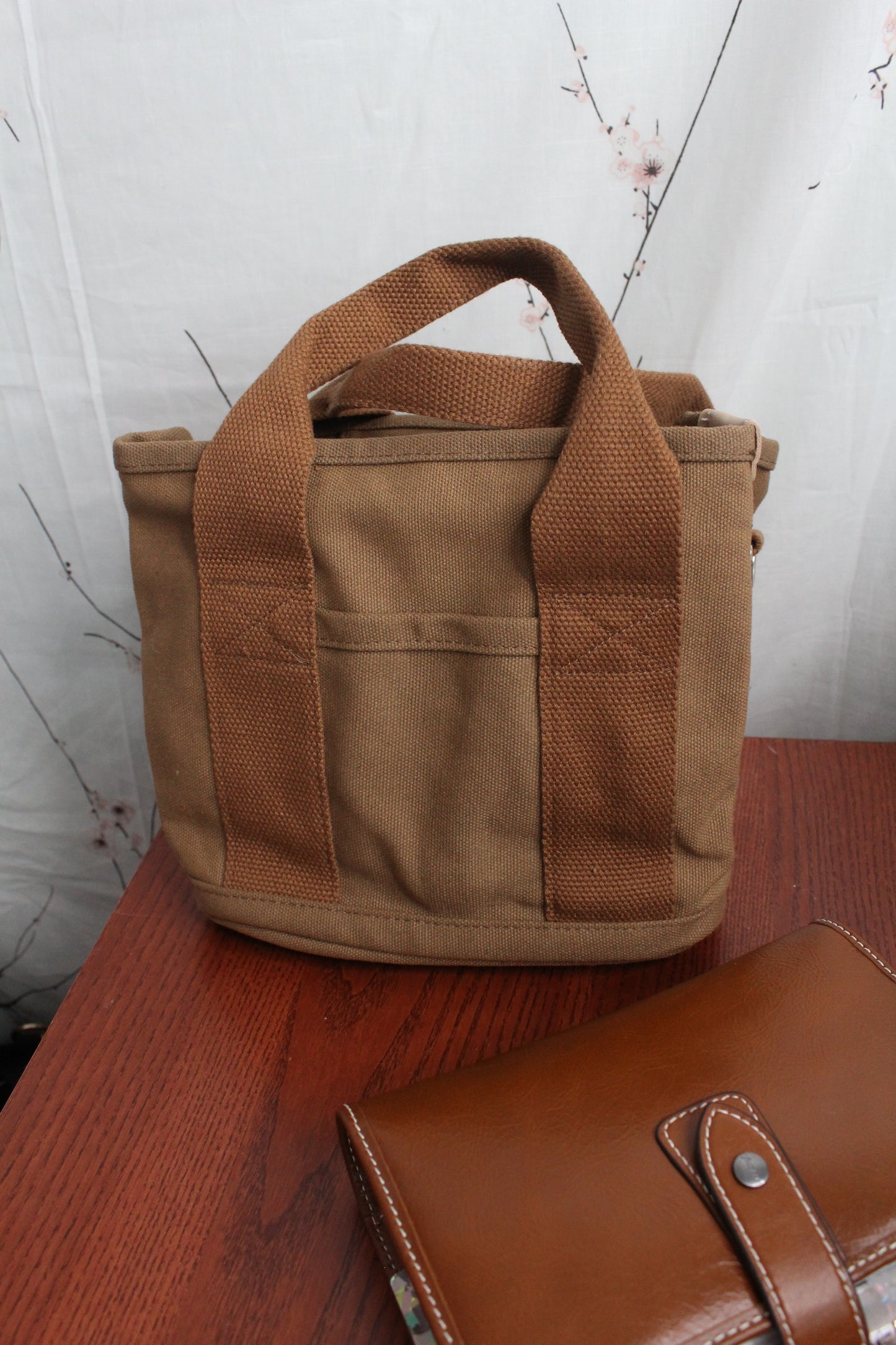 Coffee Canvas Journaling/Planner Tote Bag
