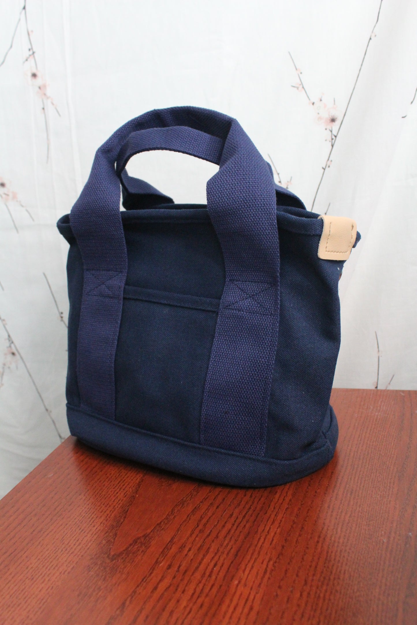 Navy Blue Canvas Journaling/Planner Tote Bag