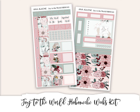 JOY TO THE WORLD Hobonichi Weeks Planner Sticker Kit