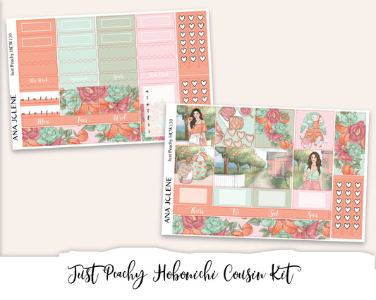 JUST PEACHY Hobonichi Cousin Weekly Planner Sticker Kit