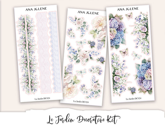 LE JARDIN Decorative Planner Sticker Kit