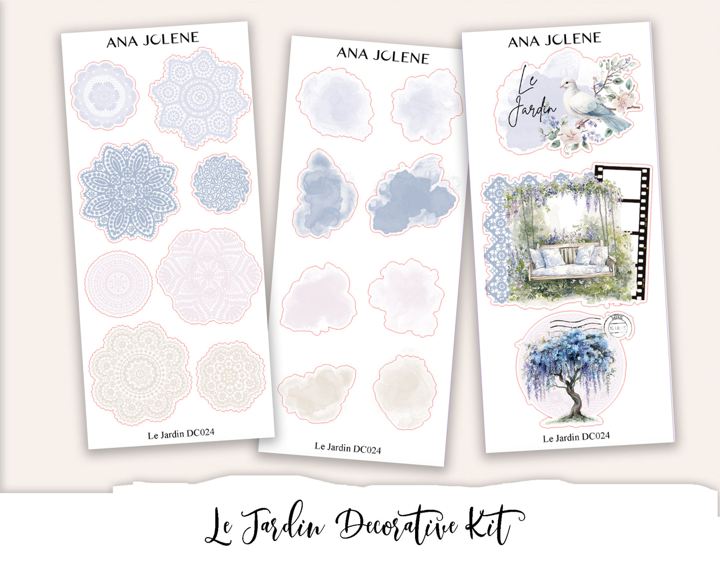 LE JARDIN Decorative Planner Sticker Kit