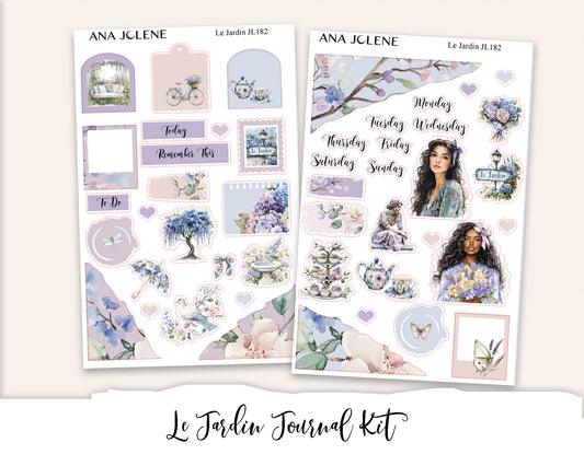 LE JARDIN Mini Journal Sticker Kit