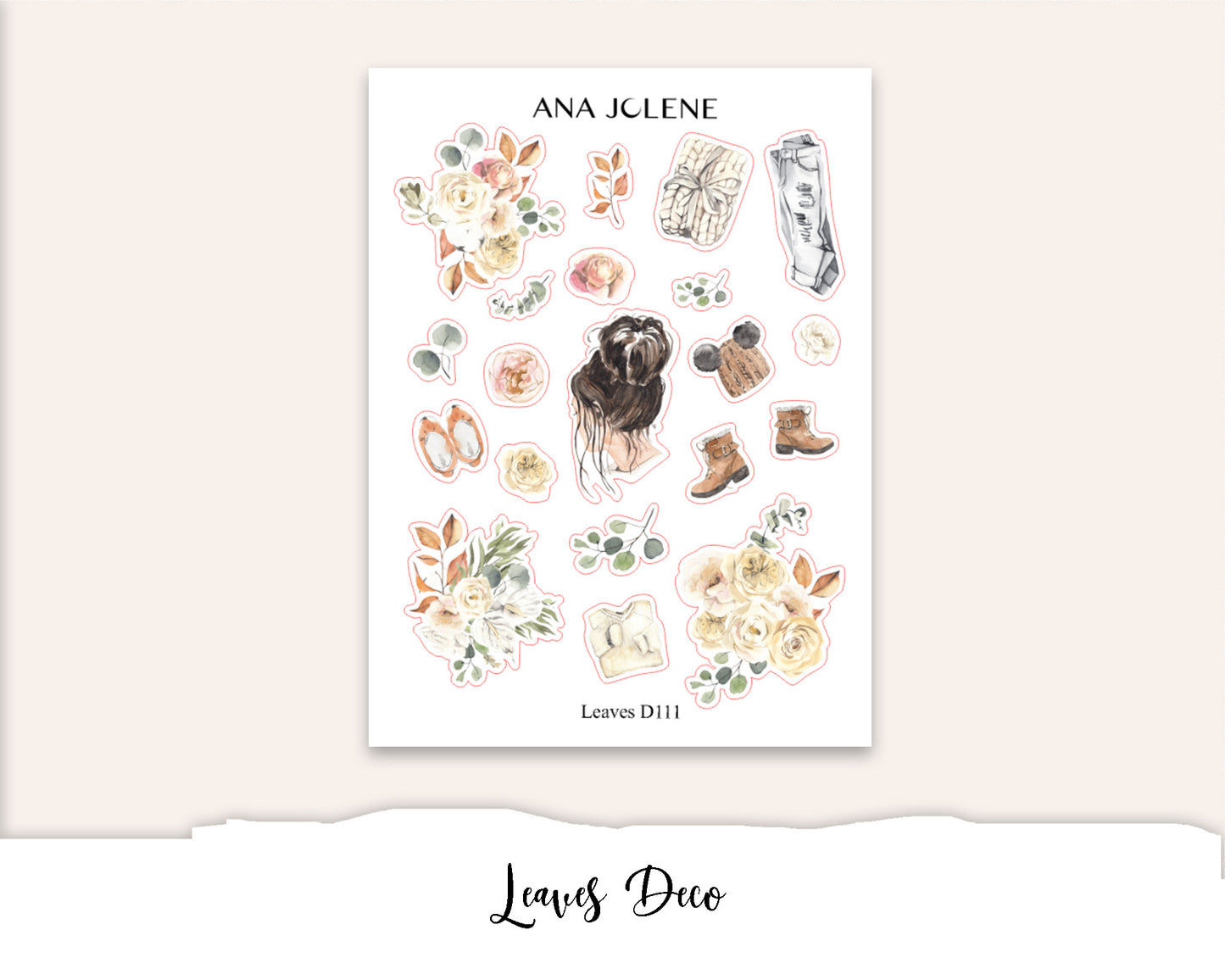 LEAVES Planner Sticker Kit (Vertical Weekly)
